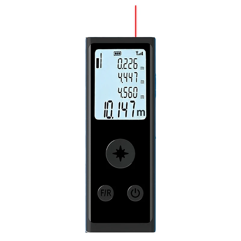 مقياس مسافات ليزر 30-60 متر شحن USB غلاف معدني