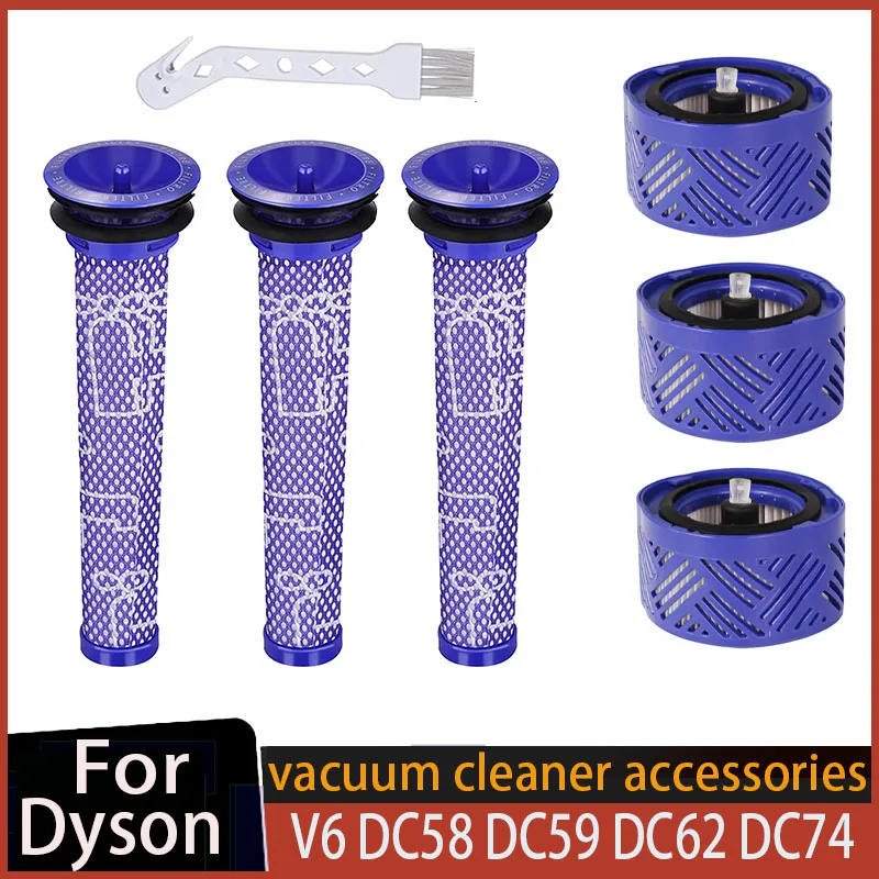 فلاتر هيبا خلفية دايسون V6/DC58/DC59/DC62/DC61/DC74
