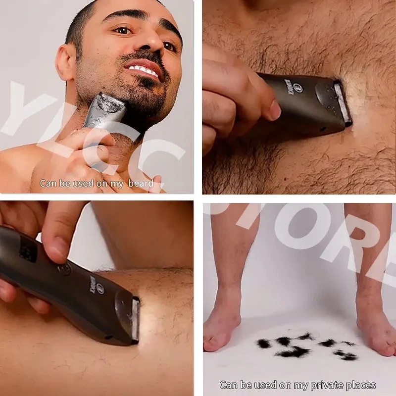 مقص كهربائي لحلاقة المناطق الحساسة للرجال مقاوم للماء