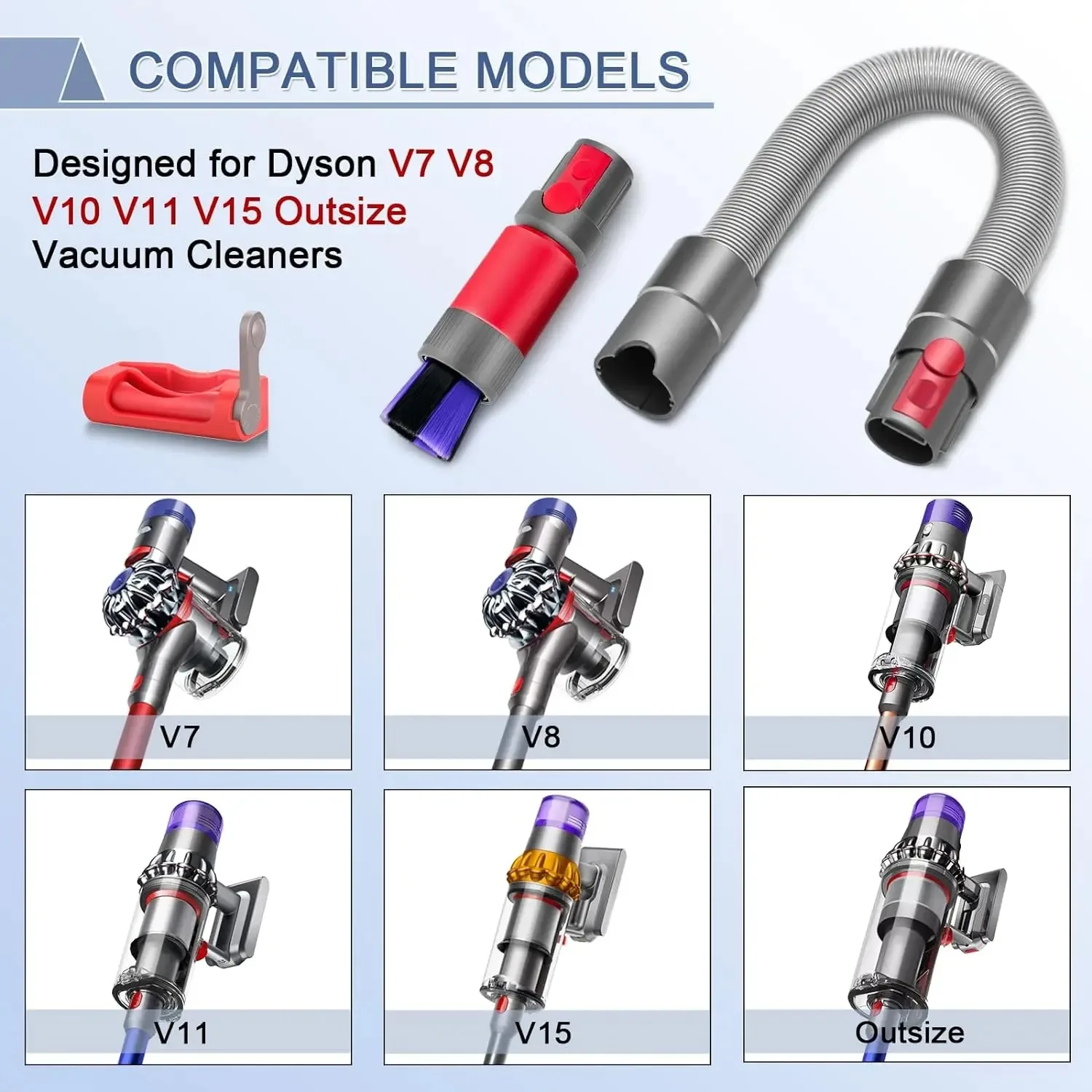 دايسون V7-V15 خرطوم تمديد مرن لملحقات المكنسة
