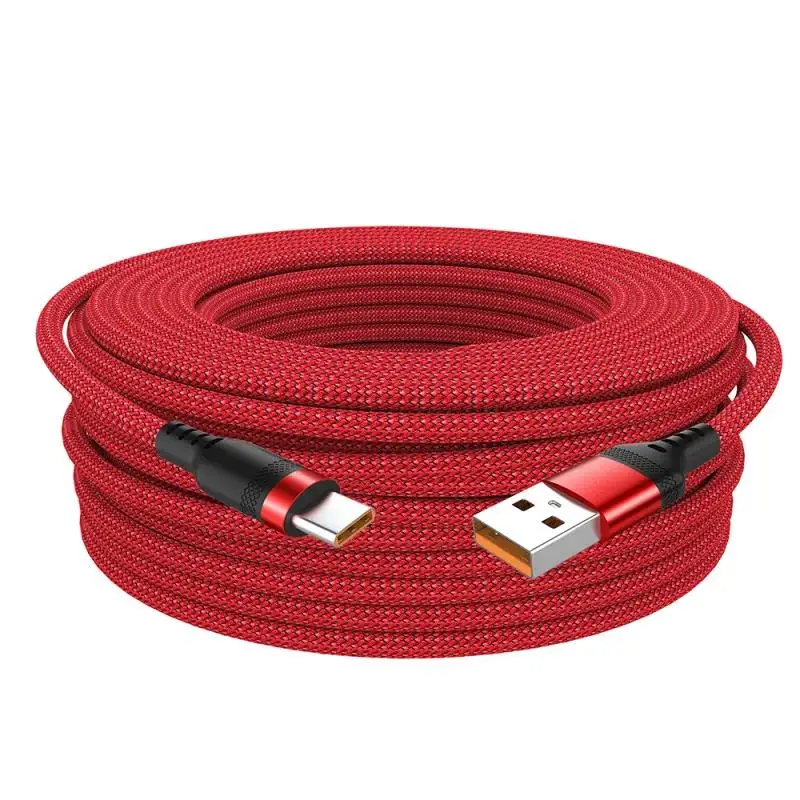 كابل USB C شحن سريع 6A نايلون 1م - 8م