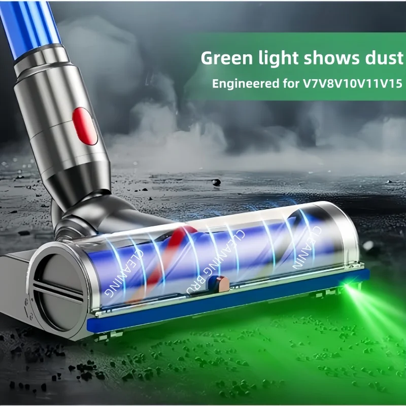 رأس منظف مكنسة دايسون V10 V11 V7 V8 V15 LED