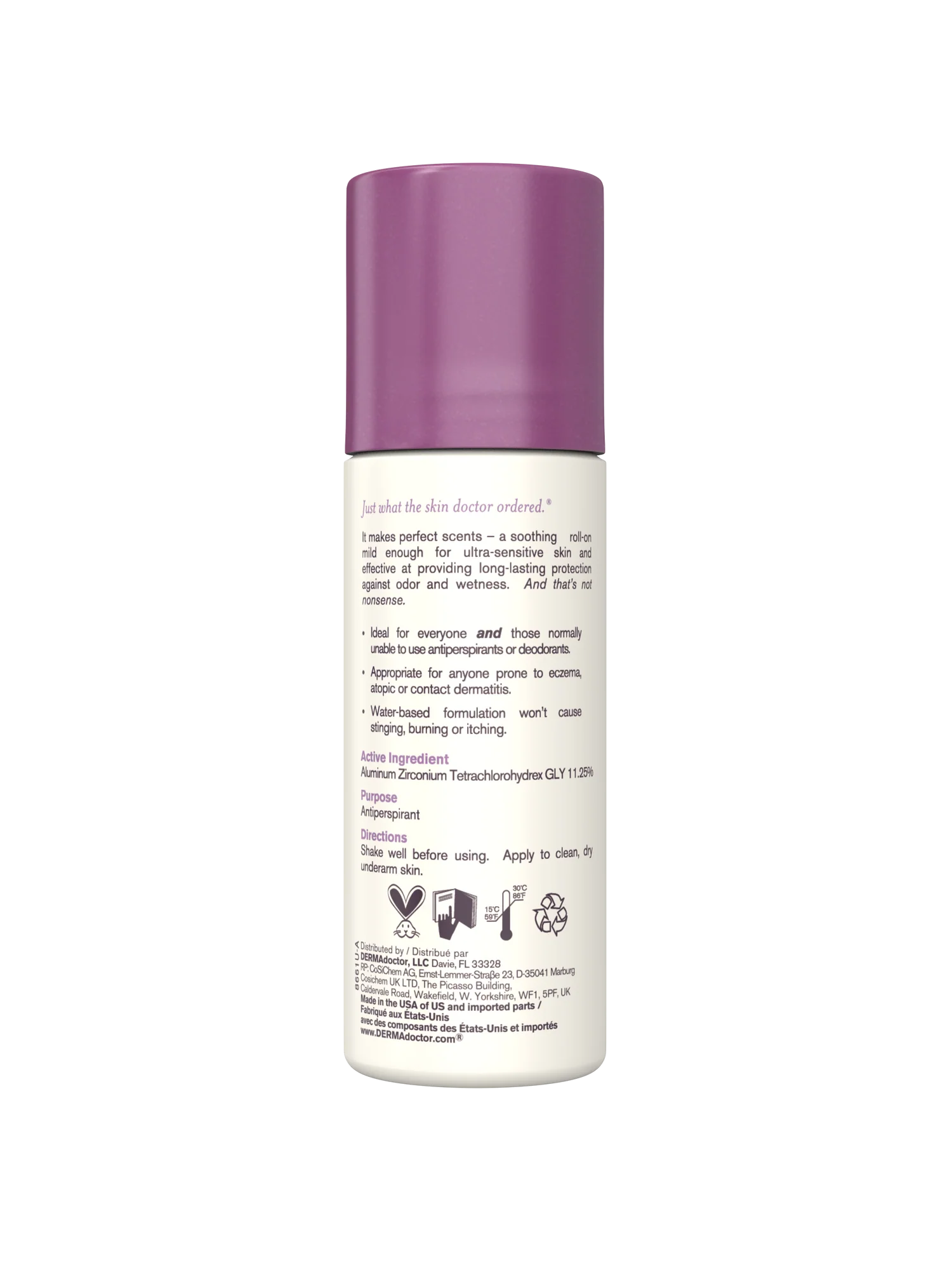  مزيل عرق مفتح للإبطين - ديرما دكتور 90 ml 