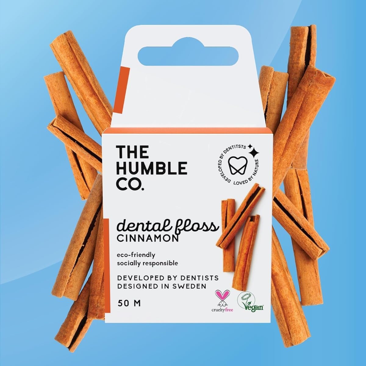  خيط الأسنان بالقرفة 5 أمتار( معتمد من اطباء الاسنان)   – The Humble Co. 