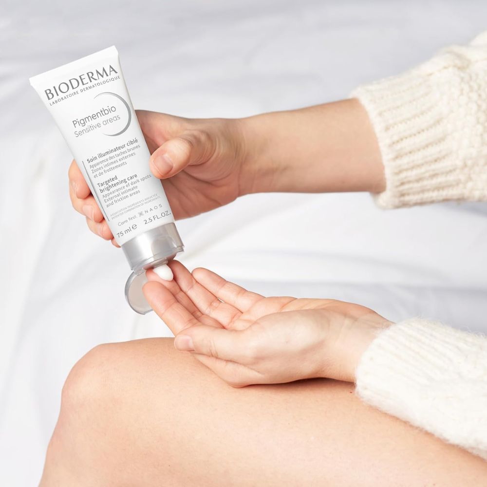  كريم من Bioderma لتفتيح تصبغات المناطق الحساسة PIGMENTBIO SENSITIVE AREAS 75ML 