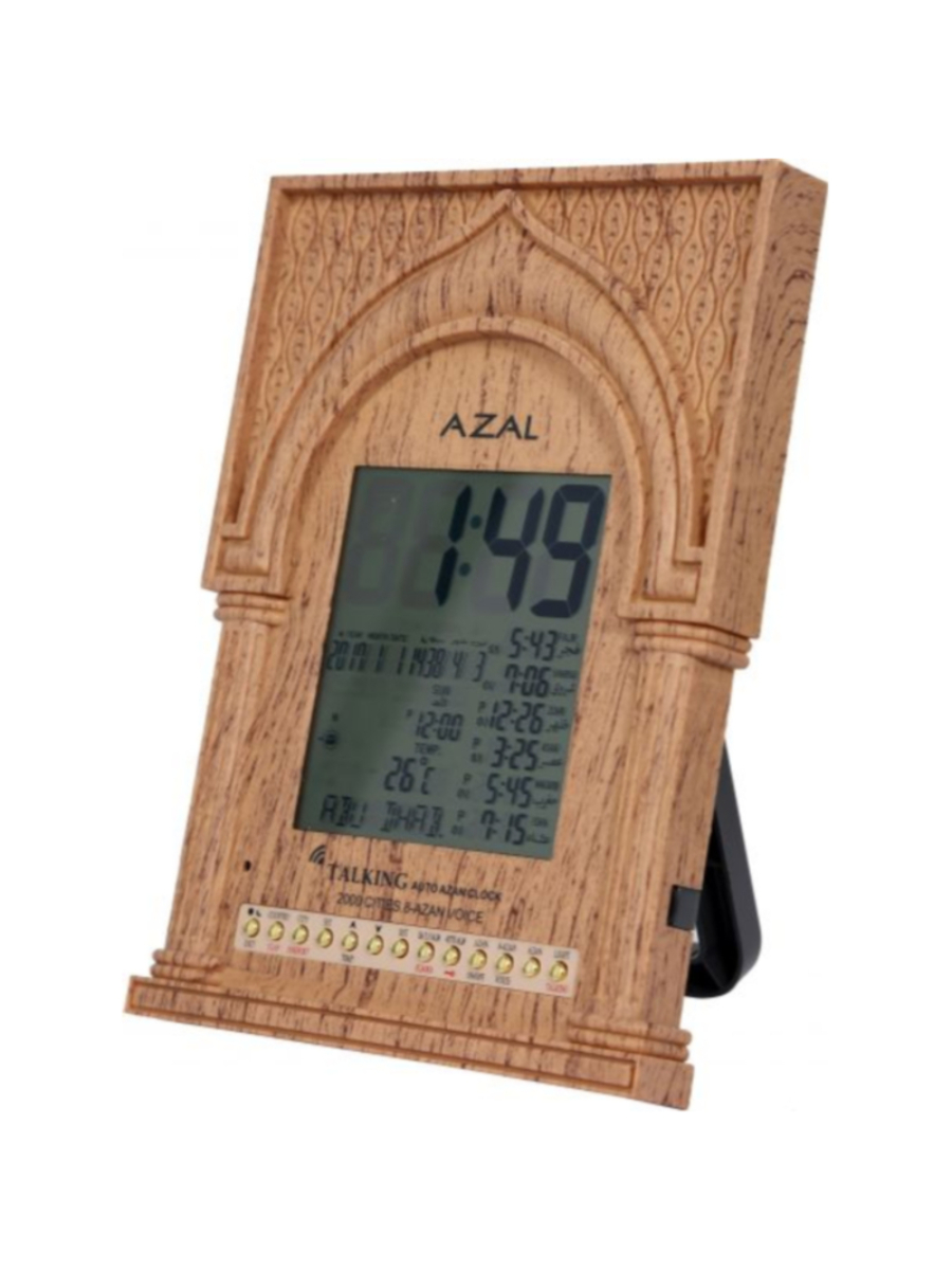 ساعة آذان للصلاة طراز 2000 City AC-203V متعدد الألوان