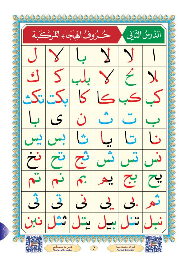 كتاب القاعدة النورانية – الكتاب الإلكتروني (صوتاً وصورةً على اليوتيوب) مقاس A4