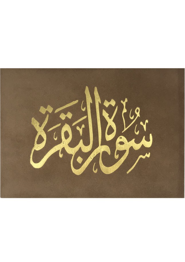 سورة البقرة مغلّف مخمل
