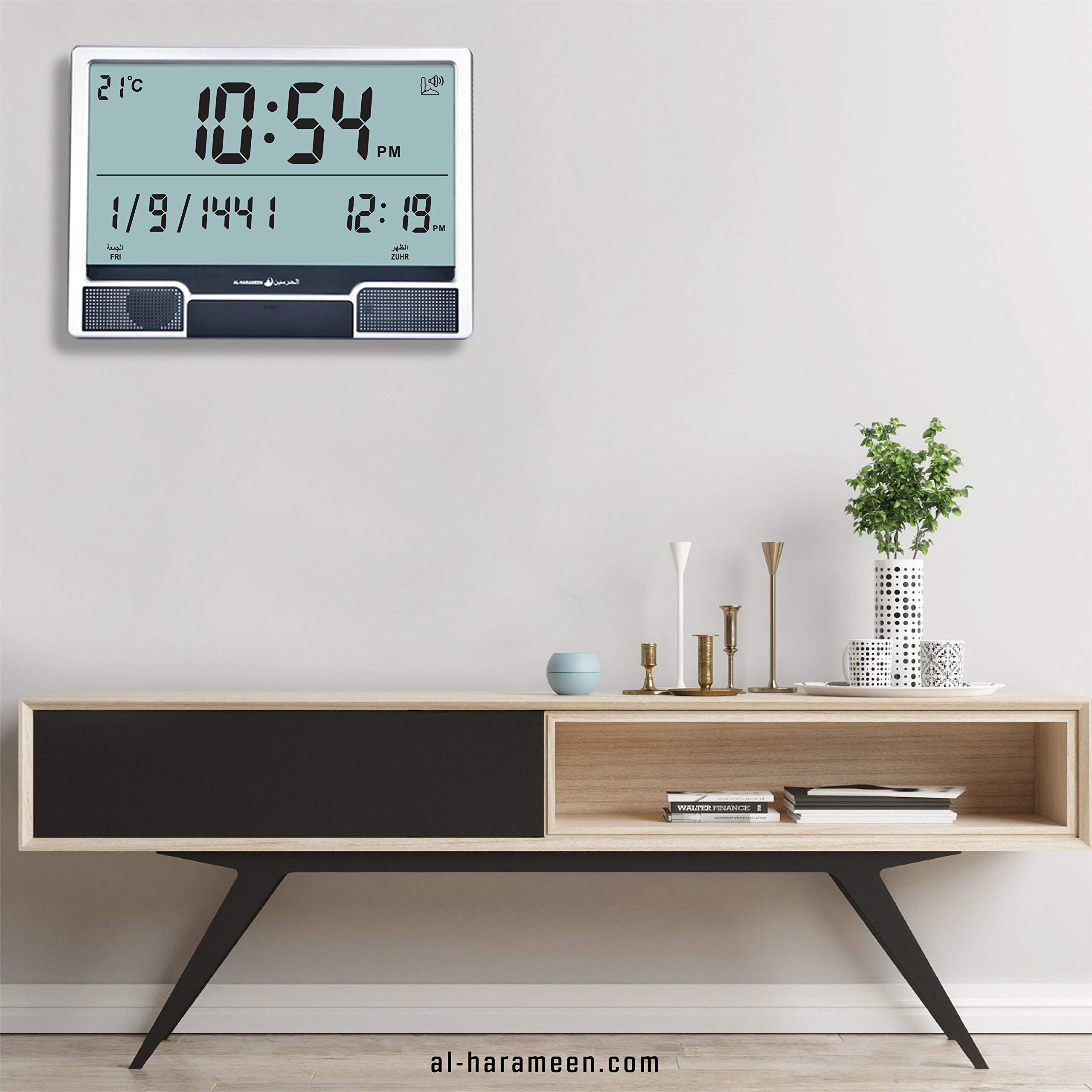 ساعة الحرمين اذان حائط HA-4001