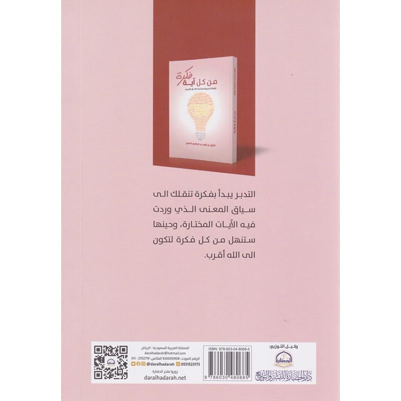 كتاب من كل آية فكرة تأملات تدبرية في آيات القرآن الكريم‎