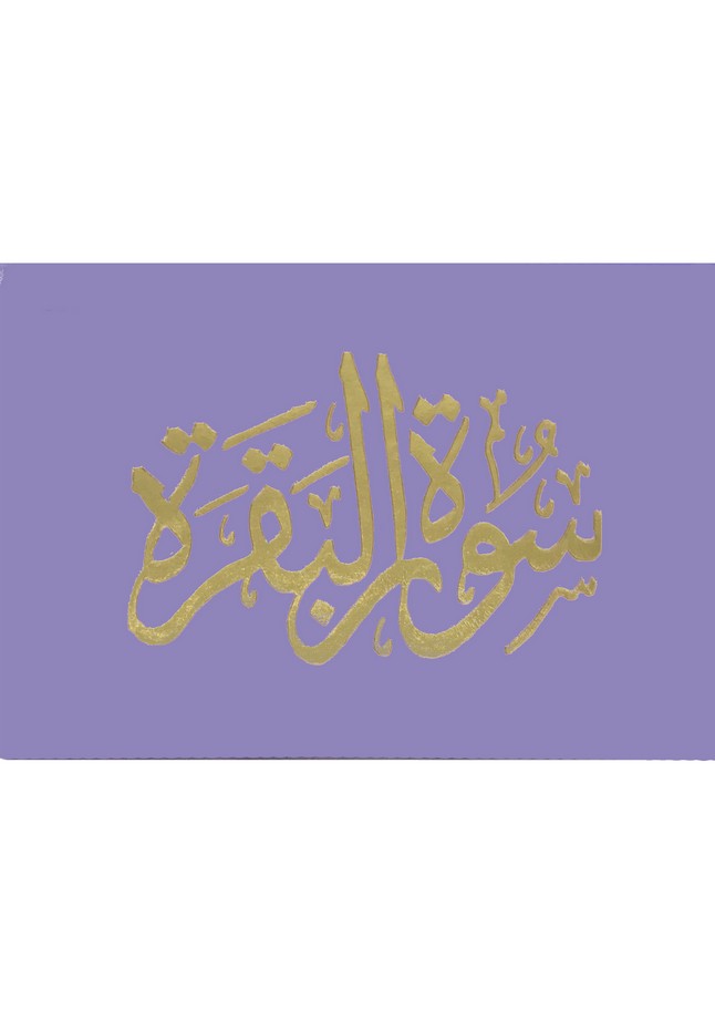 سورة البقرة مغلّف مخمل