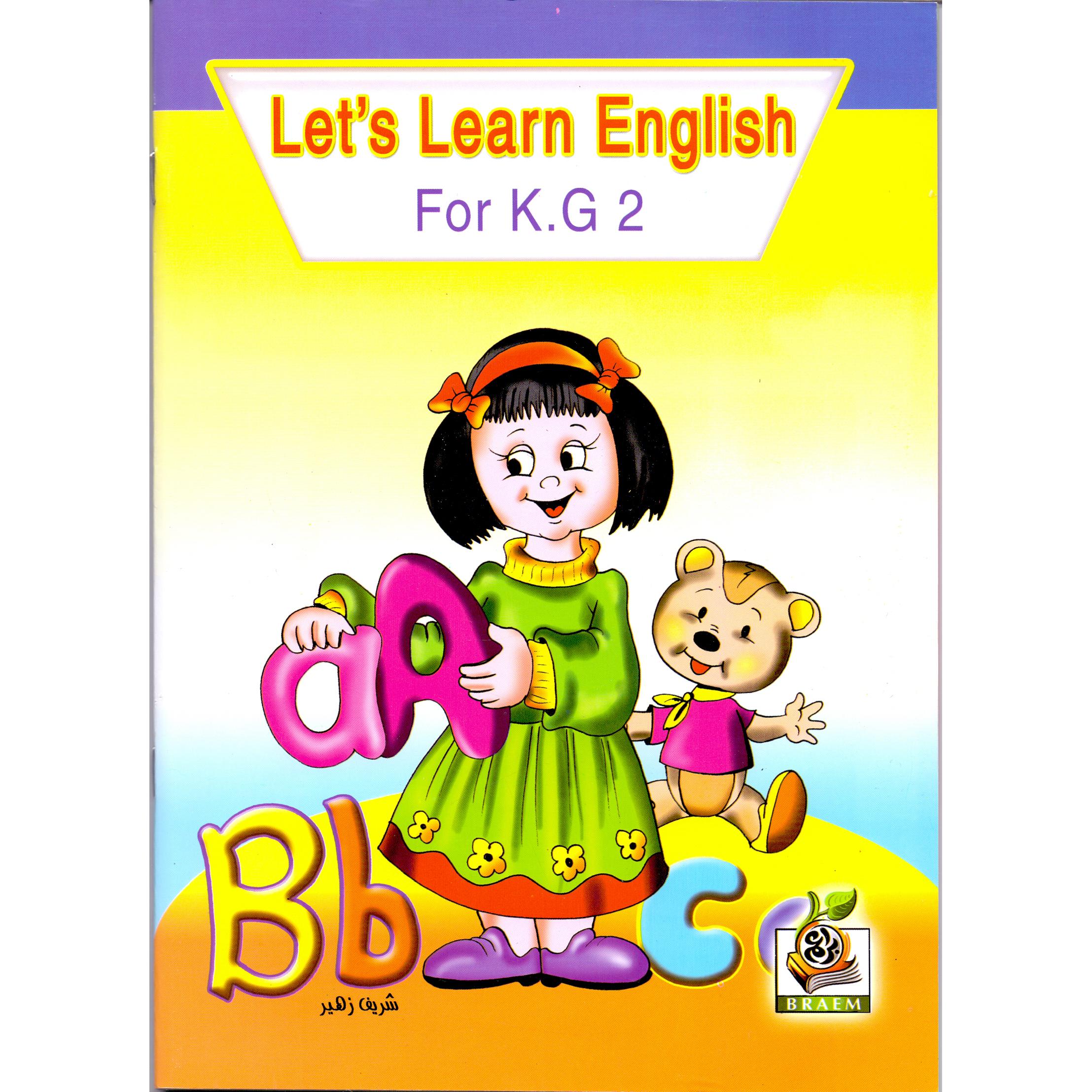Let's learn english for k.g 2 book