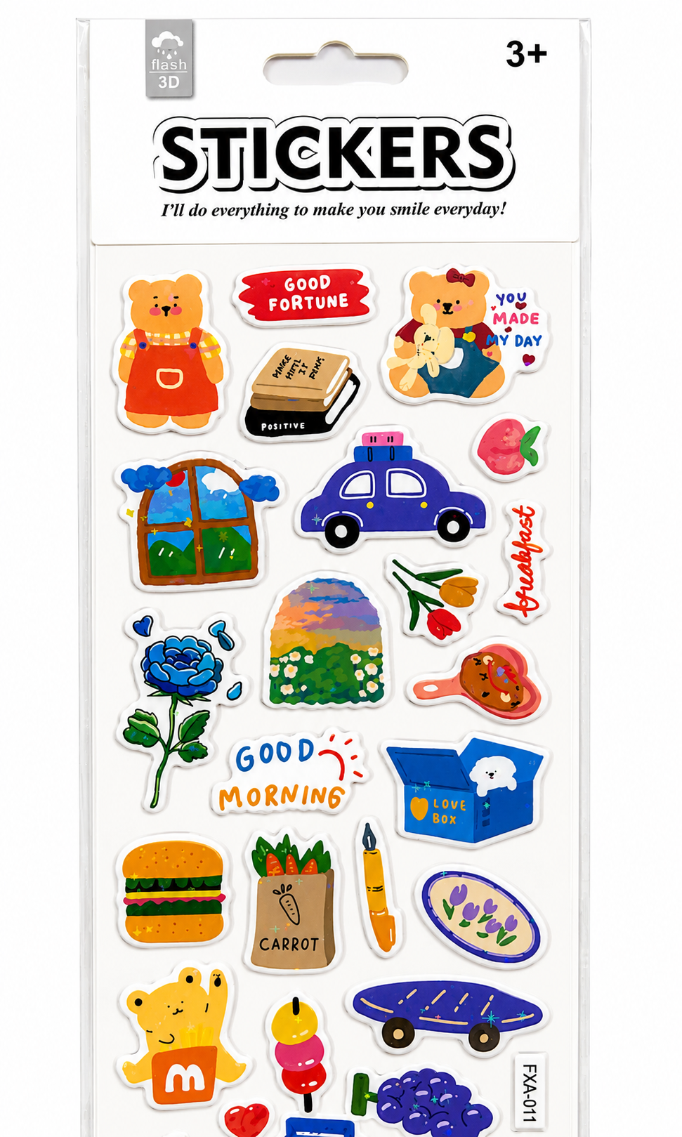 لوحة لواصق ثلاثية الأبعاد - Sticker Sheet