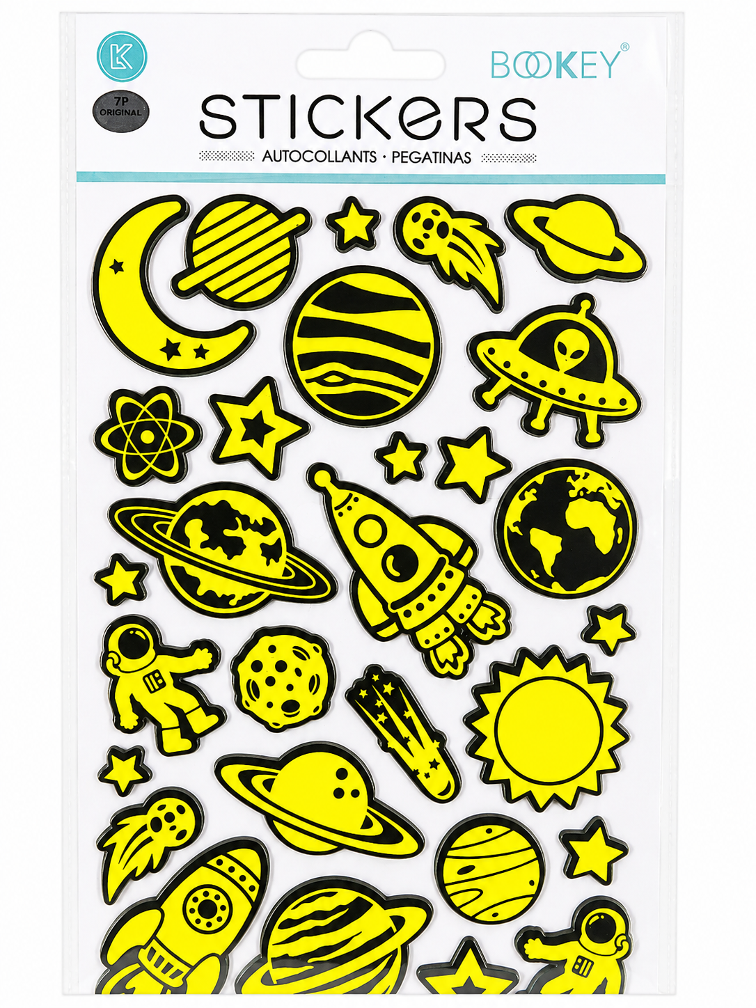 لواصق الفضاء - Sticker Sheet
