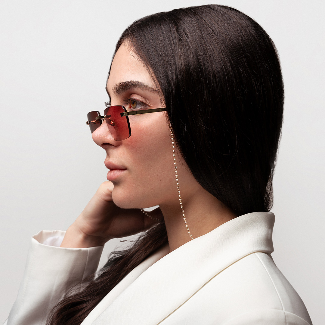   سلسلة نظارات ذهبي | Eyewear Chains Gold