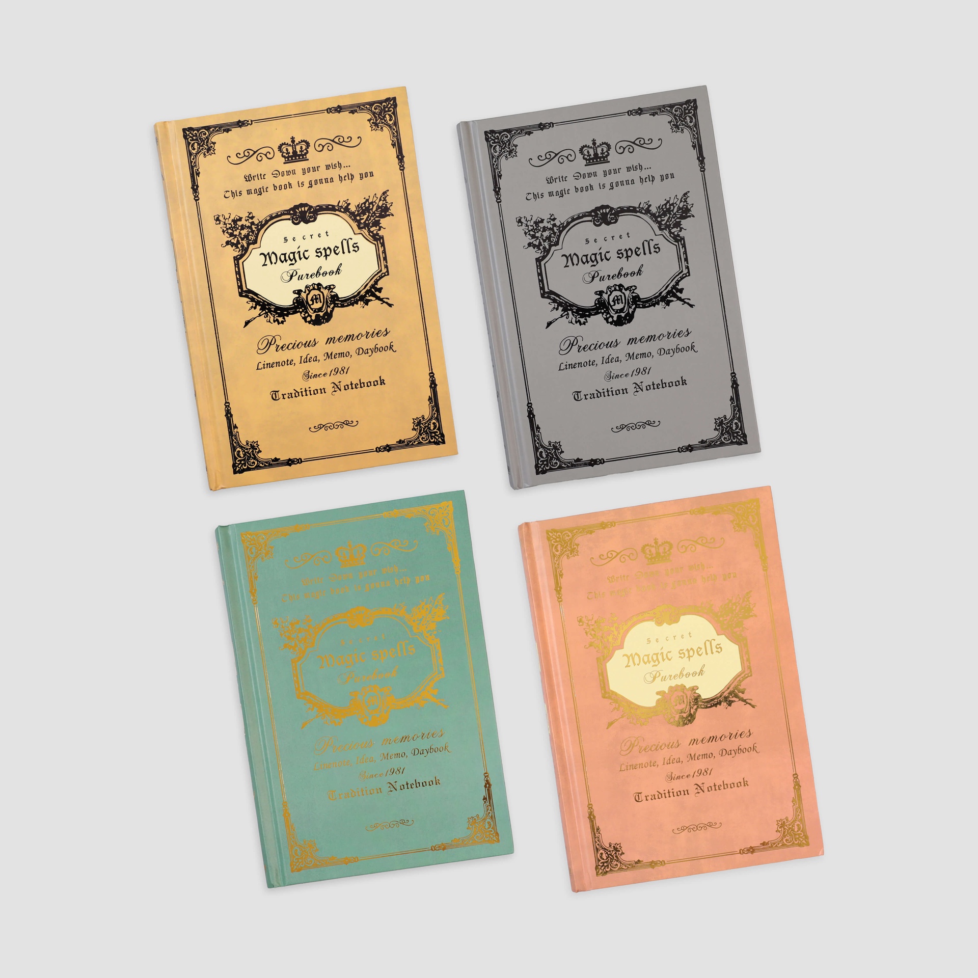 دفتر الأمنيات Magic Spells بأربعة ألوان