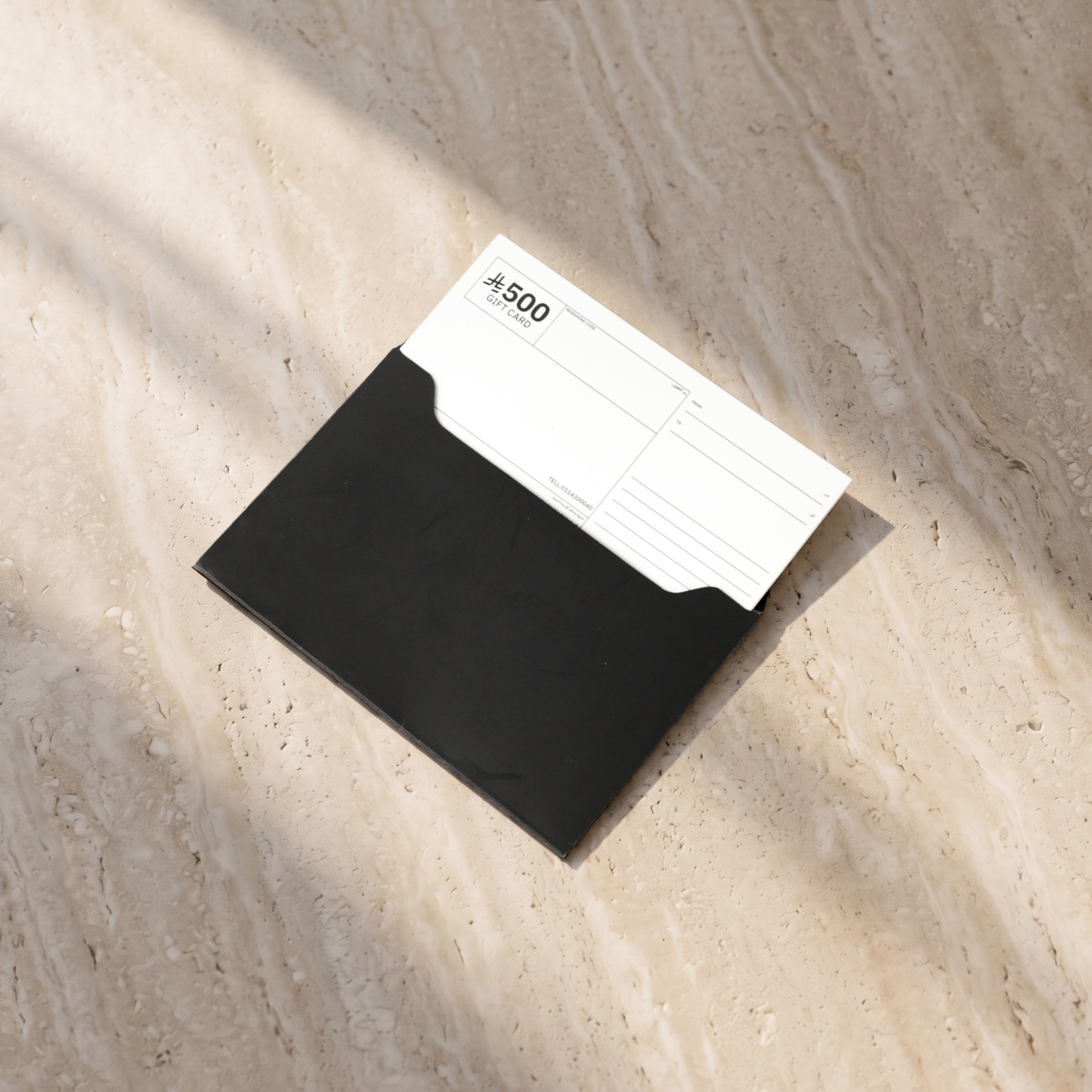 Additional view: Marble Restaurant Gift Card by Raseel Gifts