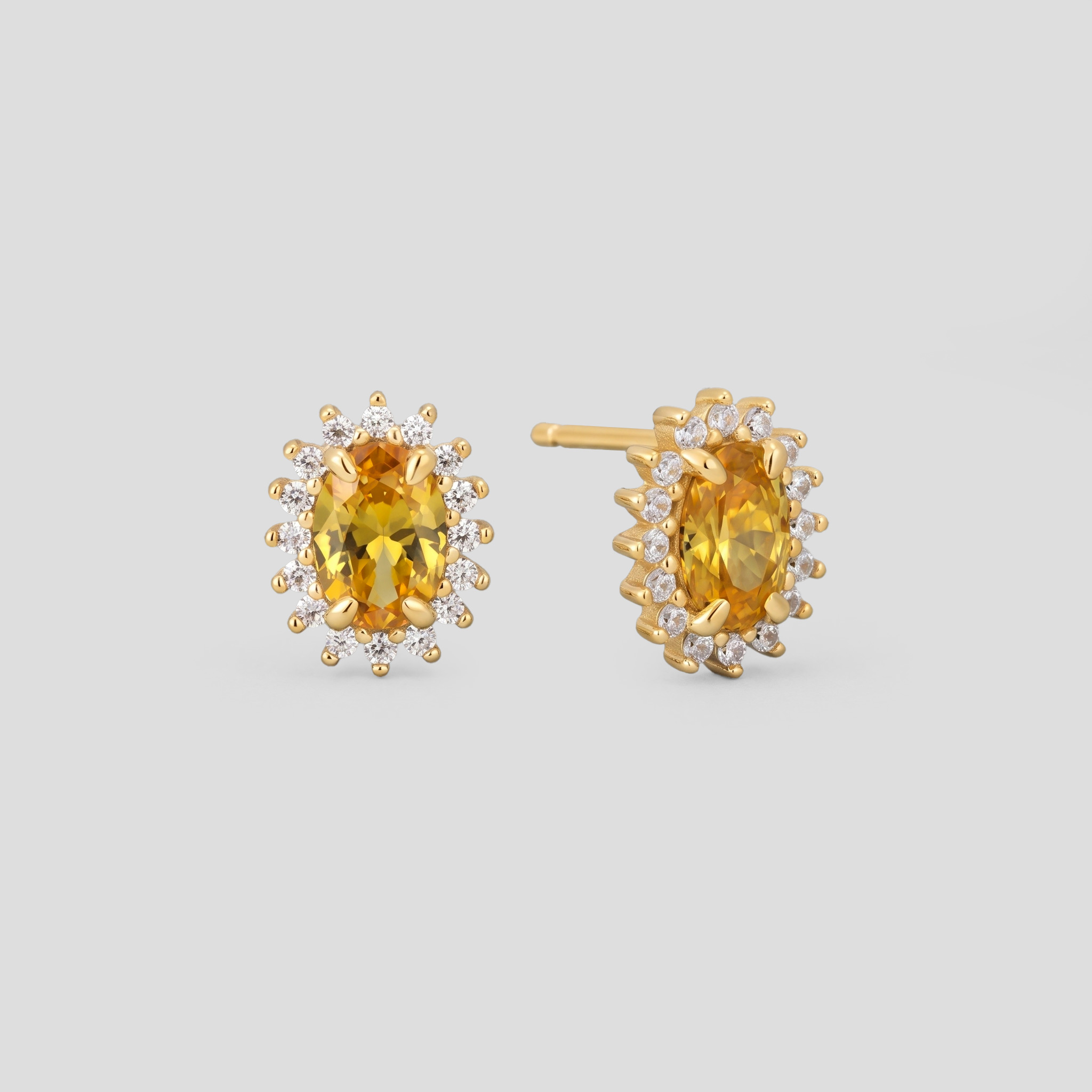 Additional view: GROVE Soulier Stud Earrings by Raseel Gifts