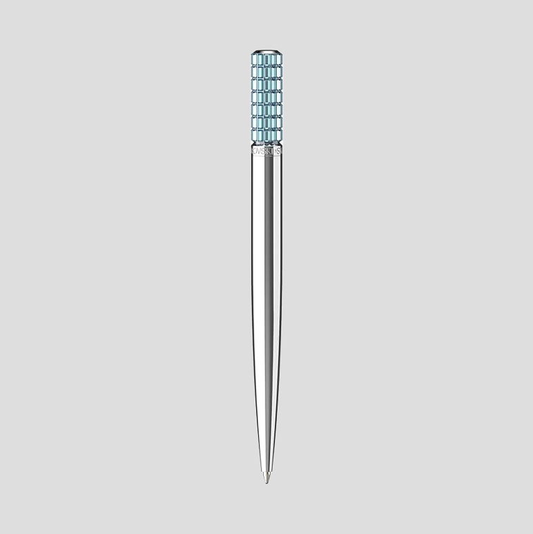 Swarovski sky blue pen detail