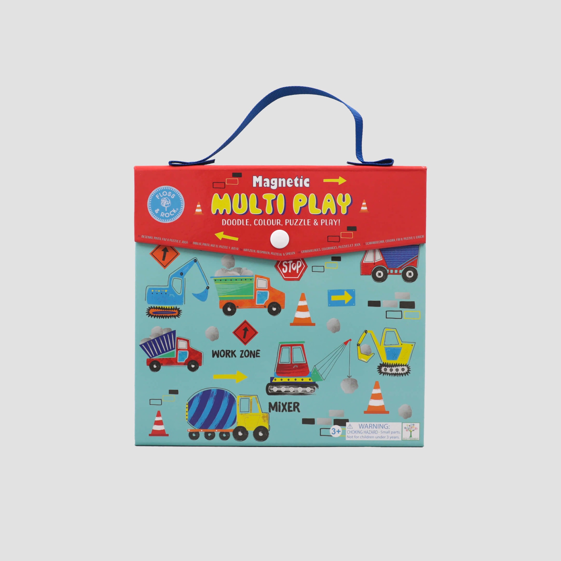 حقيبة Magnetic Multi Play برسومات معدات البناء