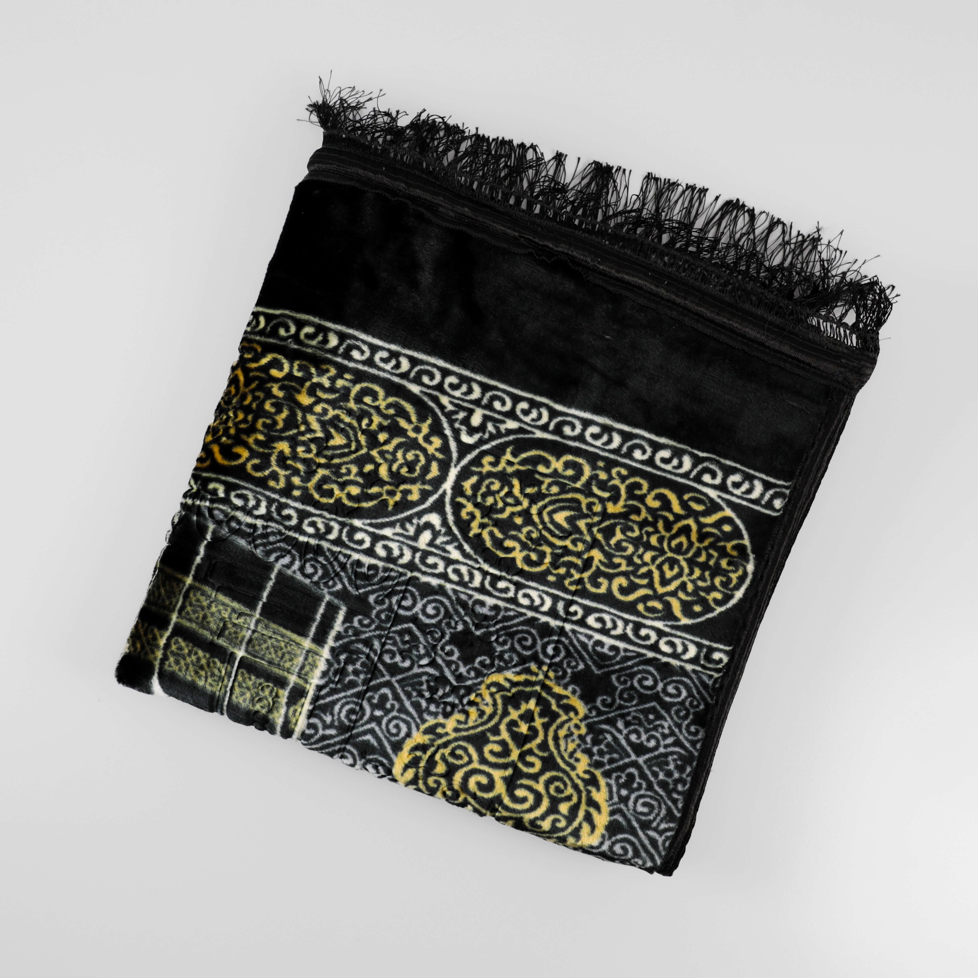 تصميم سجادة الصلاة رسمة الكعبة