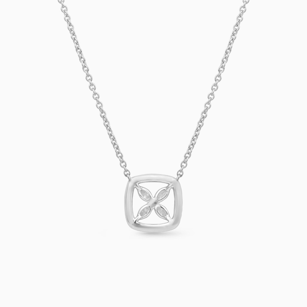 Additional view: 'Fajr' Silver Diamond Pendant — Al-Kohaji by Raseel Gifts