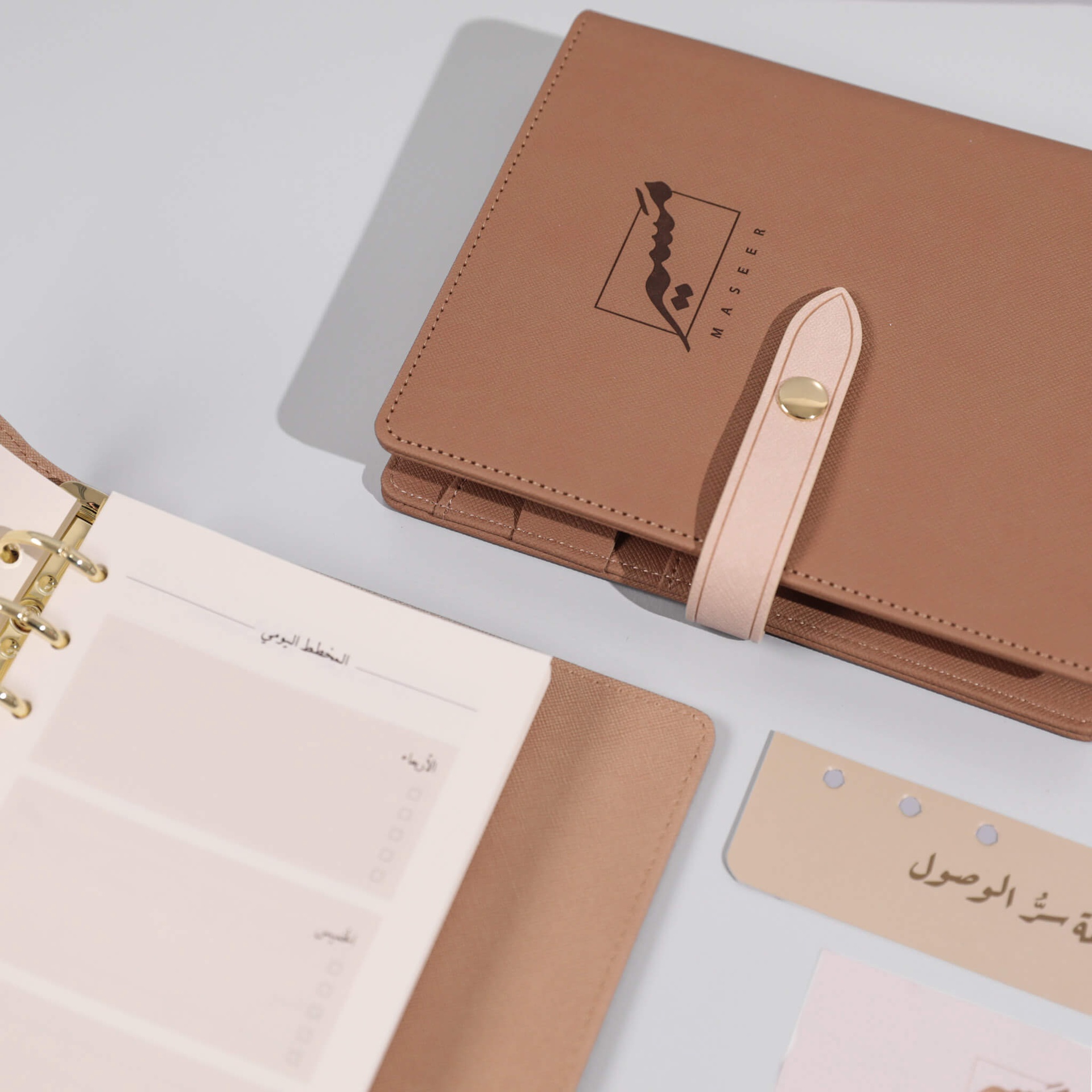 Open Maseer planner showing its inner design