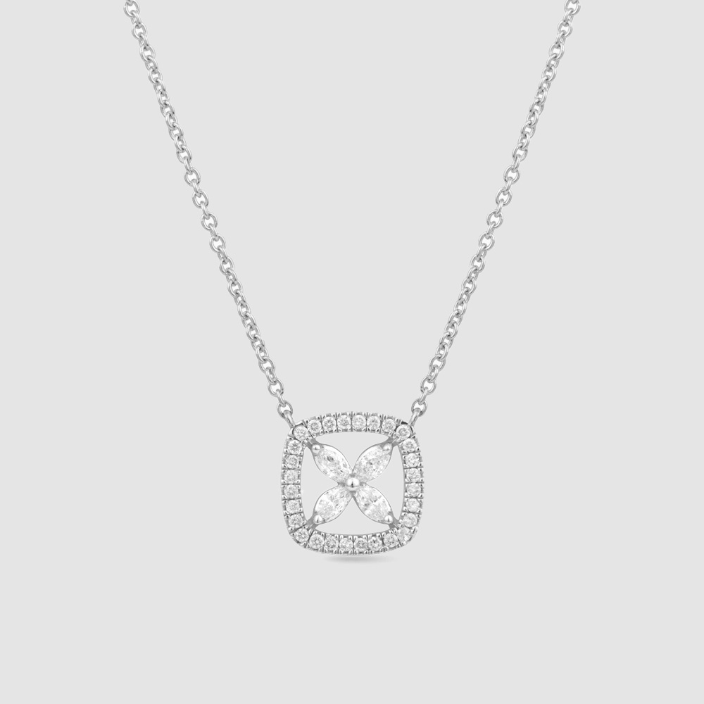 'Fajr' white gold diamond pendant from Al-Kohaji by Raseel