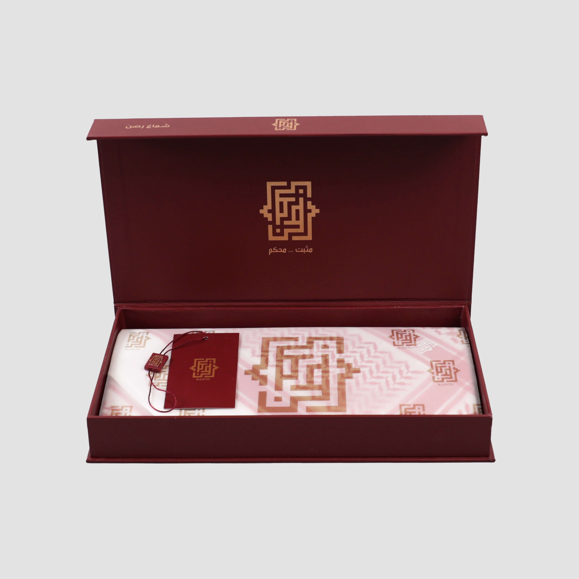 Rasn Classic Shemagh presented in an elegant gift box