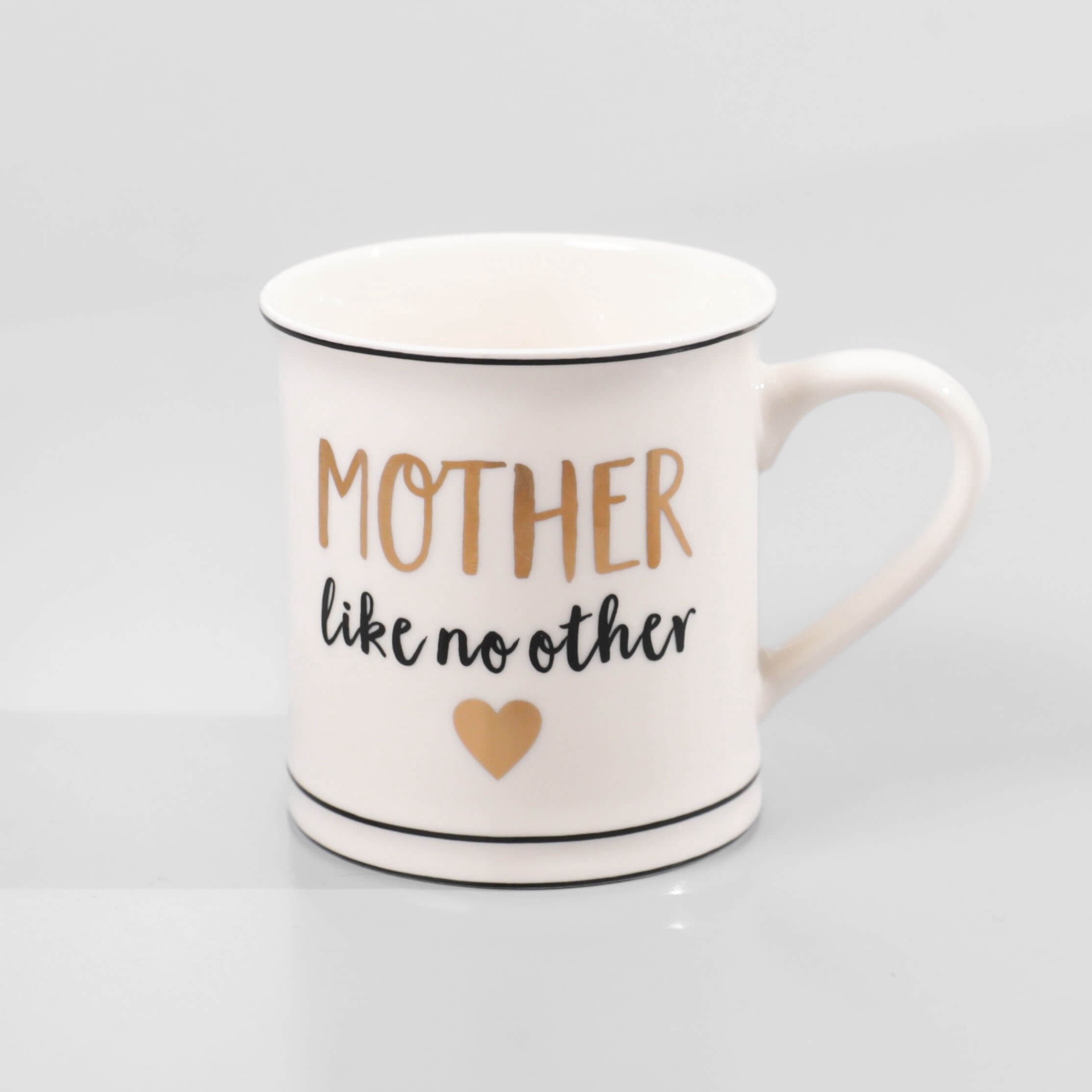 White and gold Mother Like No Other mug