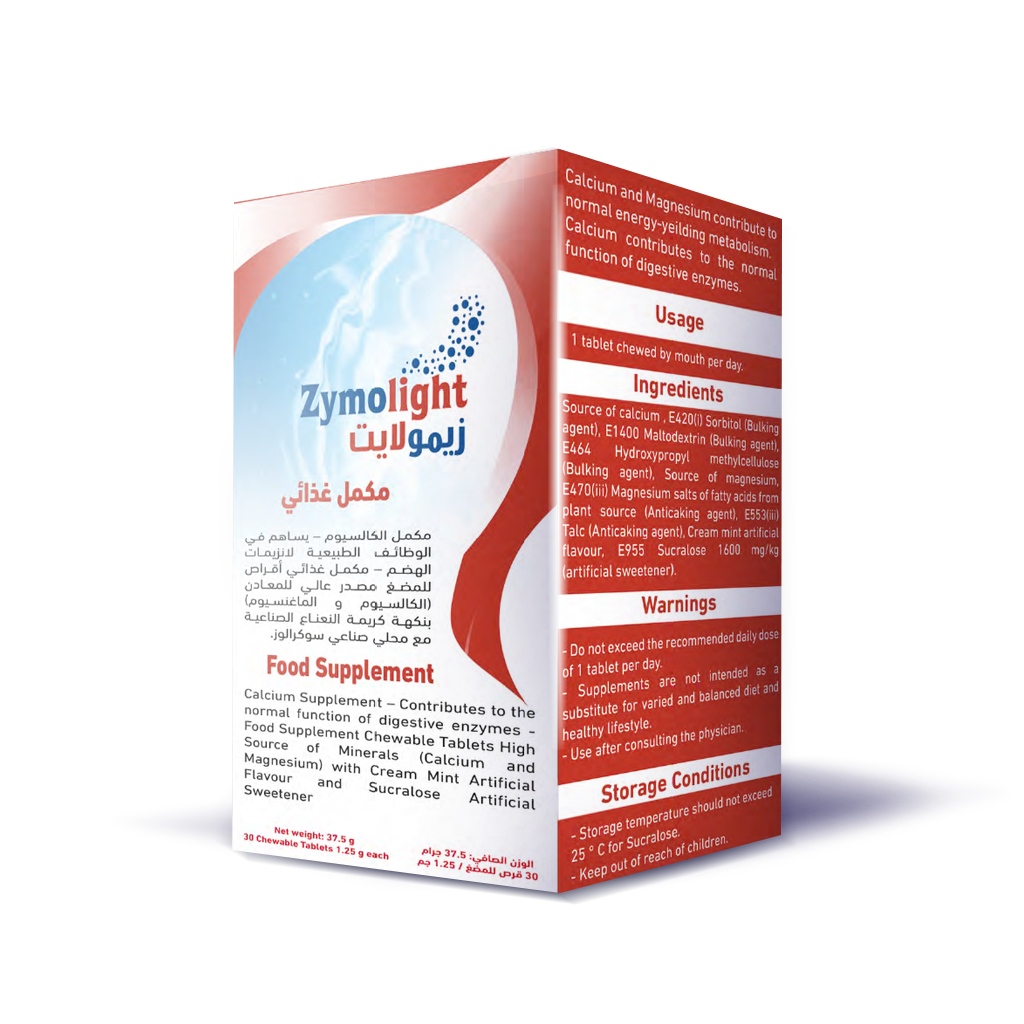 Zymolight 30 Tablets to Eliminate Acidity