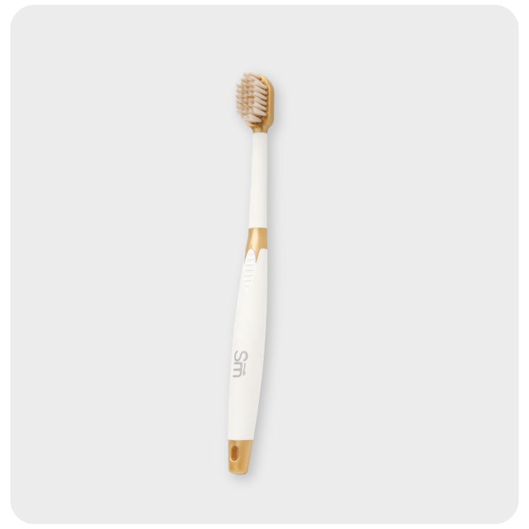 The Smart Deluxe Miswak Toothbrush white color