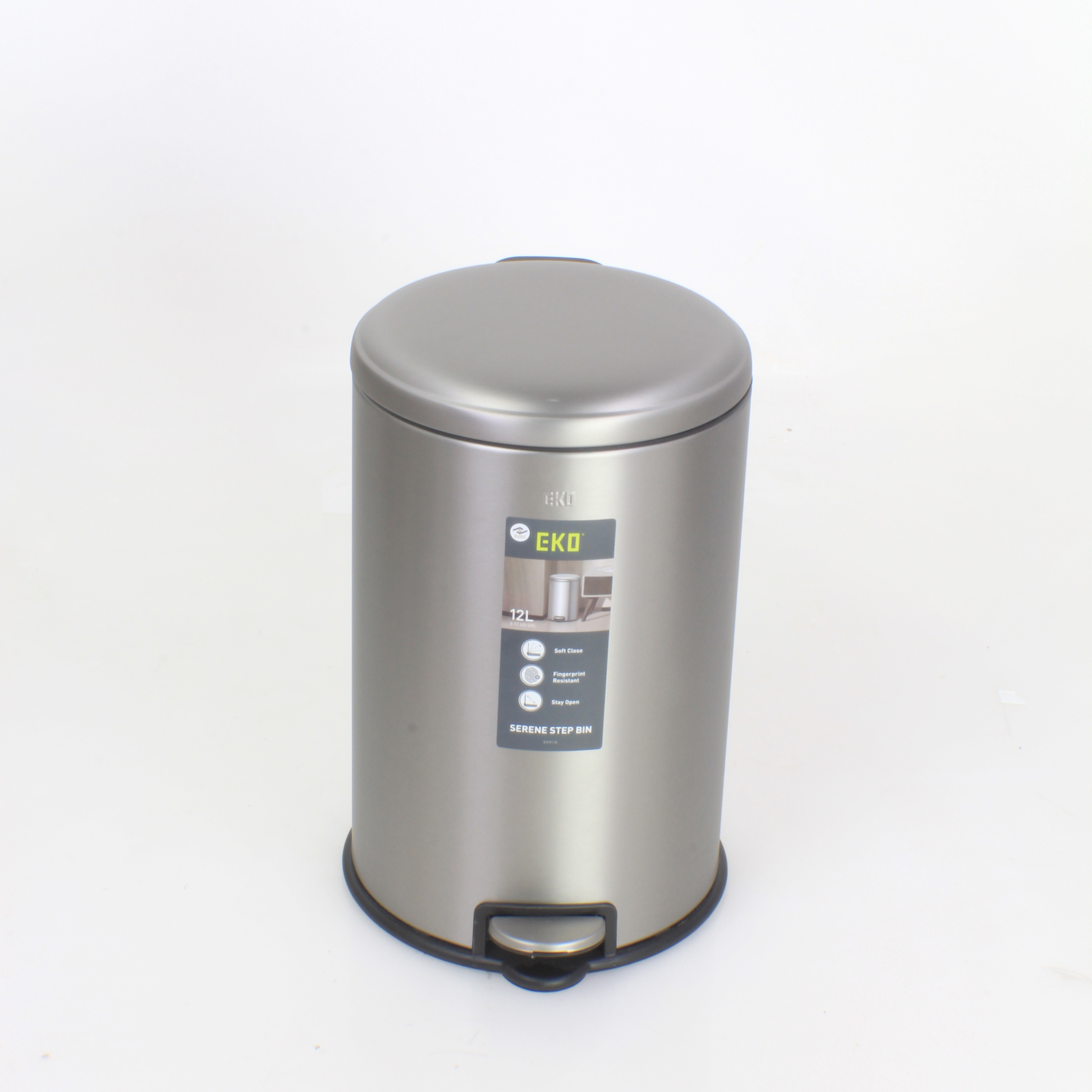 Stainless steel pedal bin
