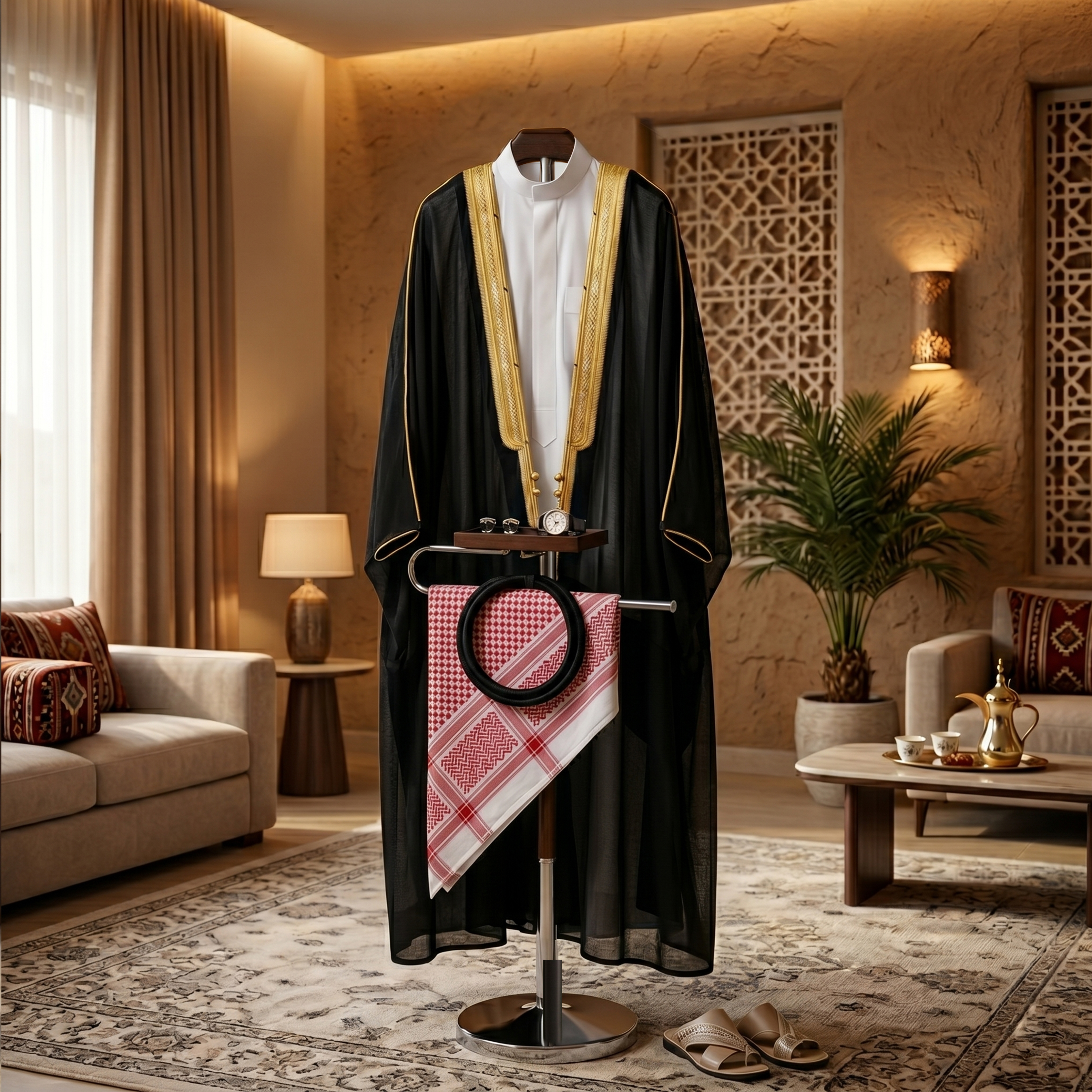 علاقة ملابس صامتة