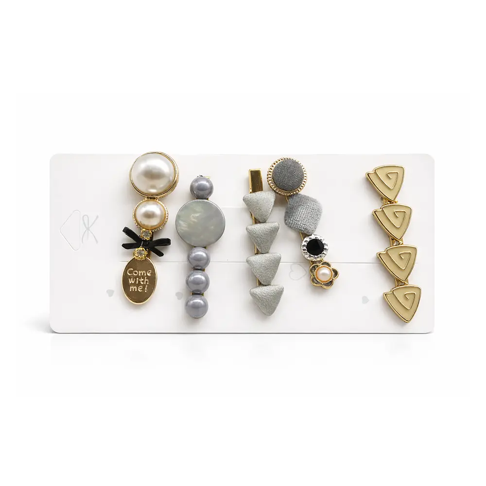 Fashion Hair Decorative Hair Clips Set – 8 Pcs