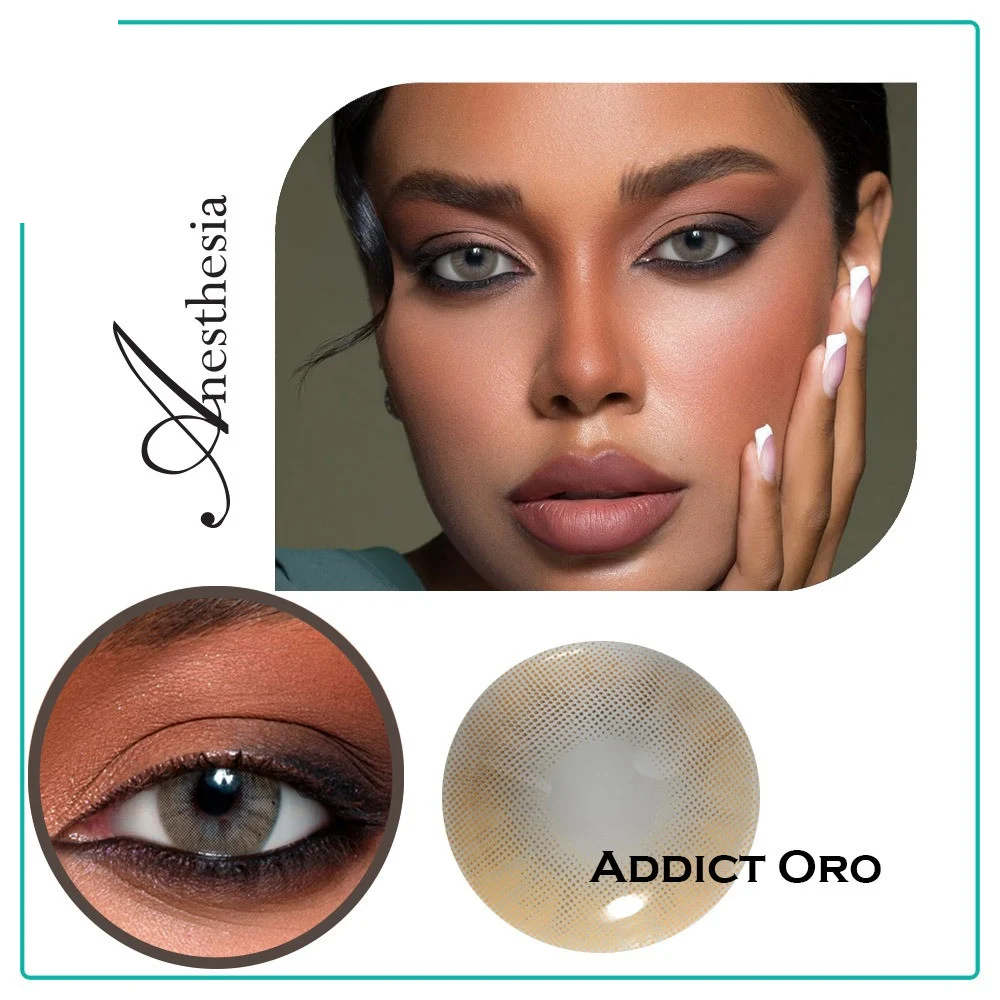 أنستازيا عدسات لاصقة تجميلية ملونة– عرض 1+1 مجاناً