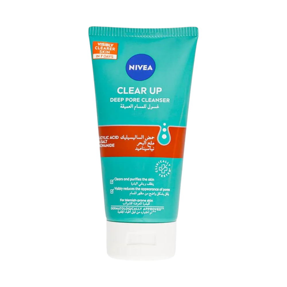 NIVEA CLEAN UP DEEP PORE CLEANSER FACE WASH