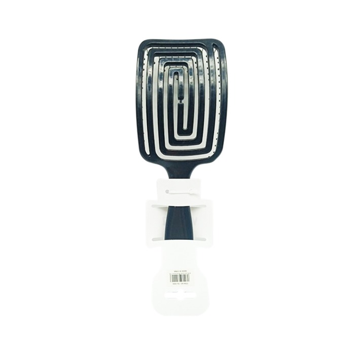 Divina hair brush with vent holes, black, 1 piece