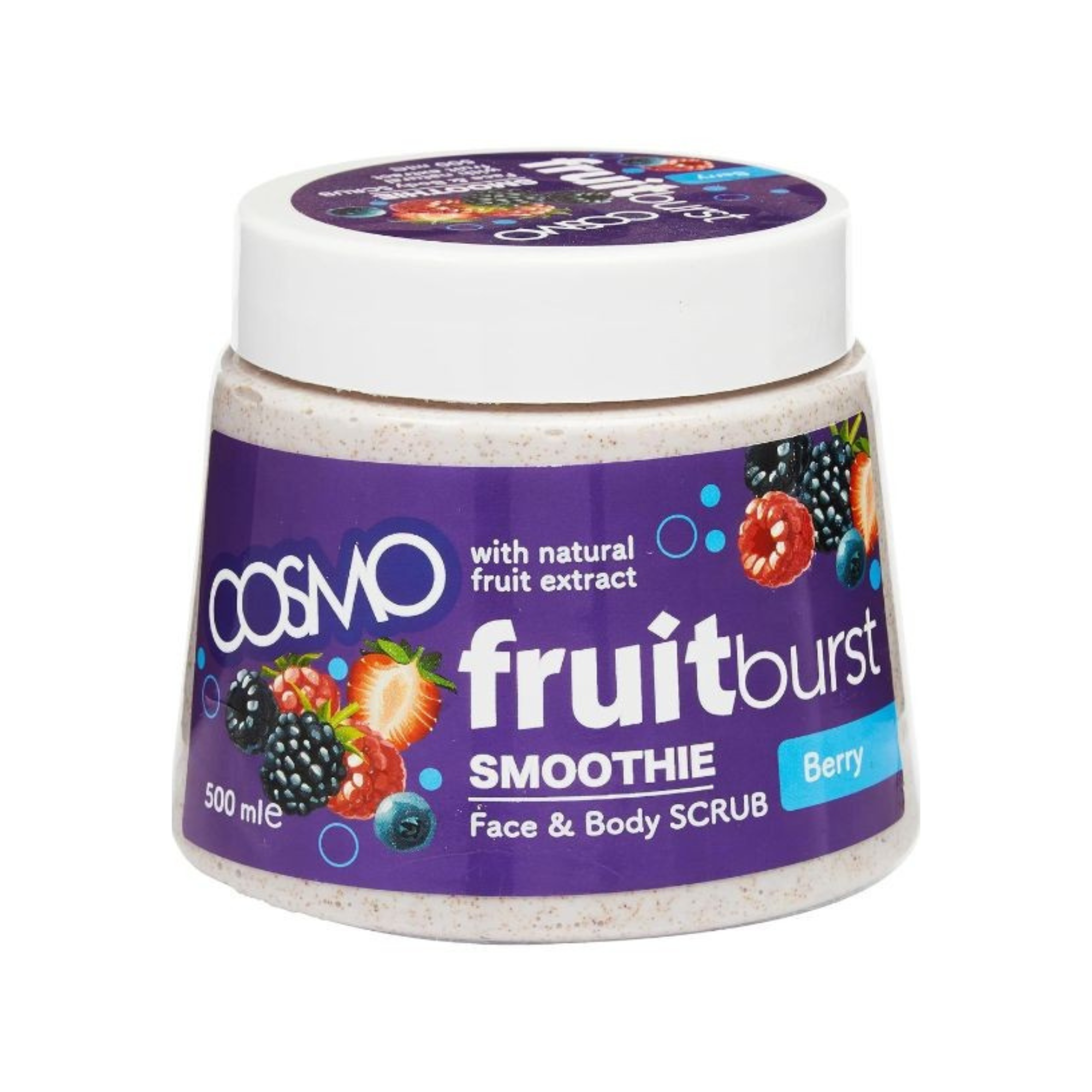 Cosmo face and body scrub with berries and strawberries - 500 ml