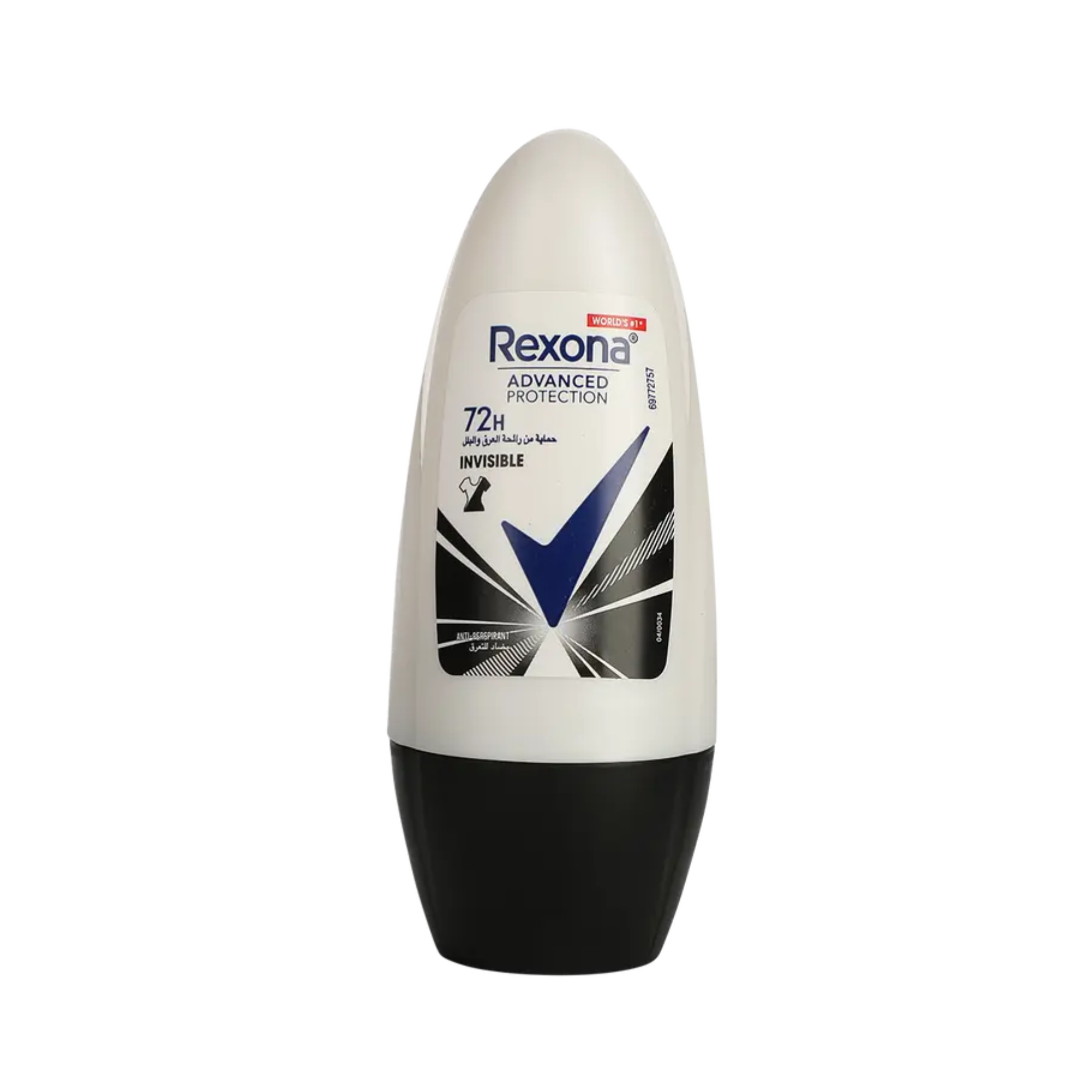 Rexona Invisible Roll-on for Women 72H Nonstop Protection Antiperspirants - 50ML