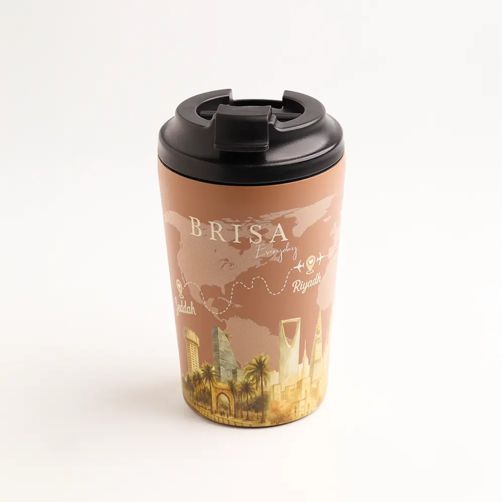 BRISA Cities Ceramic Thermal Mug - 400ml