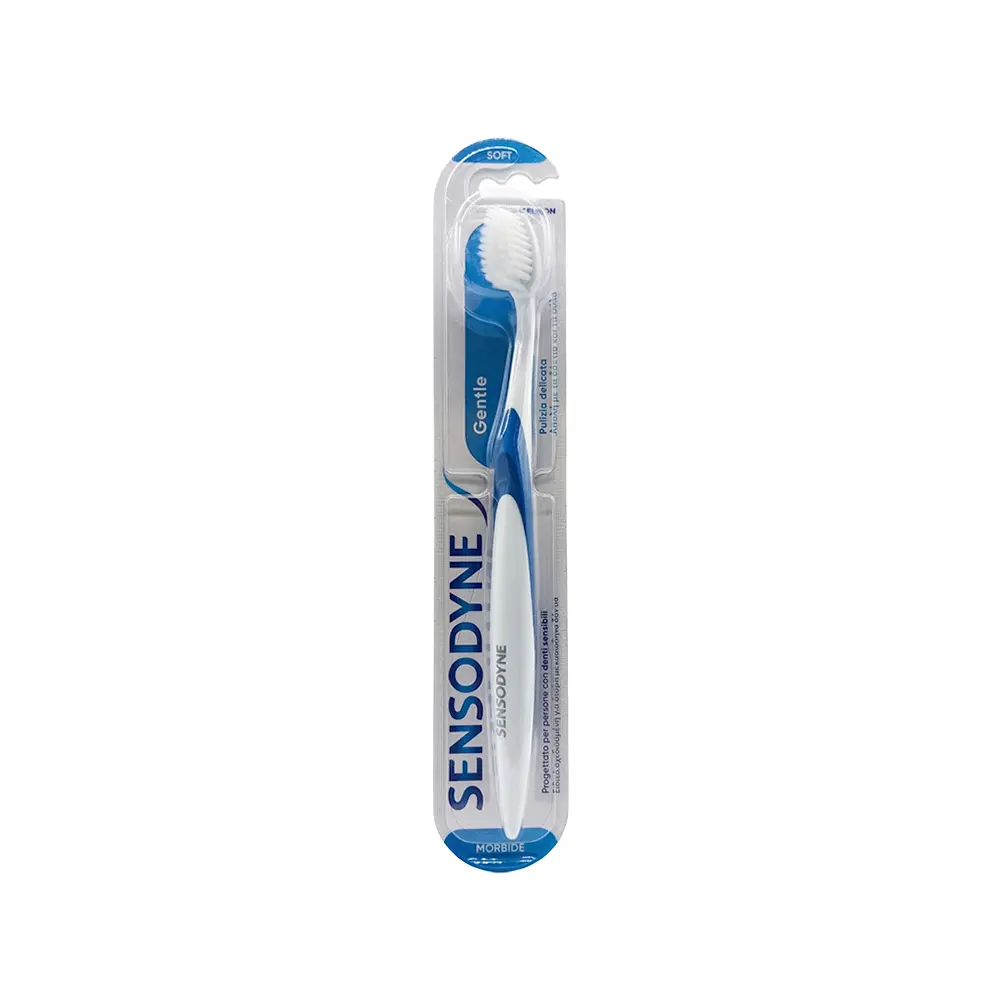 Sensodyne Gentle Toothbrush for Gentle Teeth & Gum Cleaning (Random Colors) - 1 Piece
