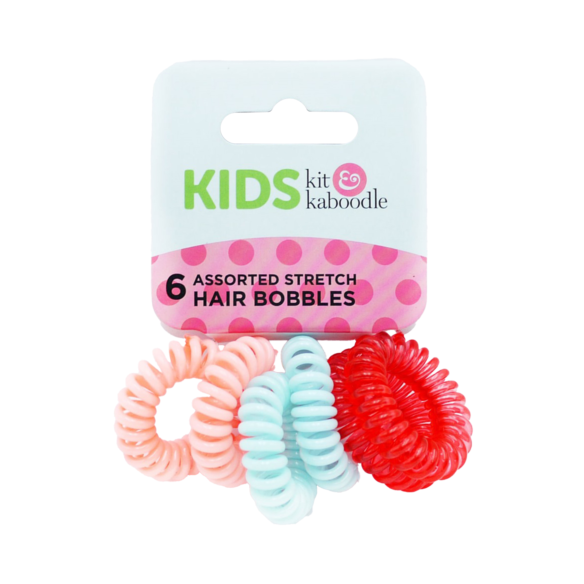 Kit & Caboodle Assorted Stretchable Hair Balls - 6 Pieces