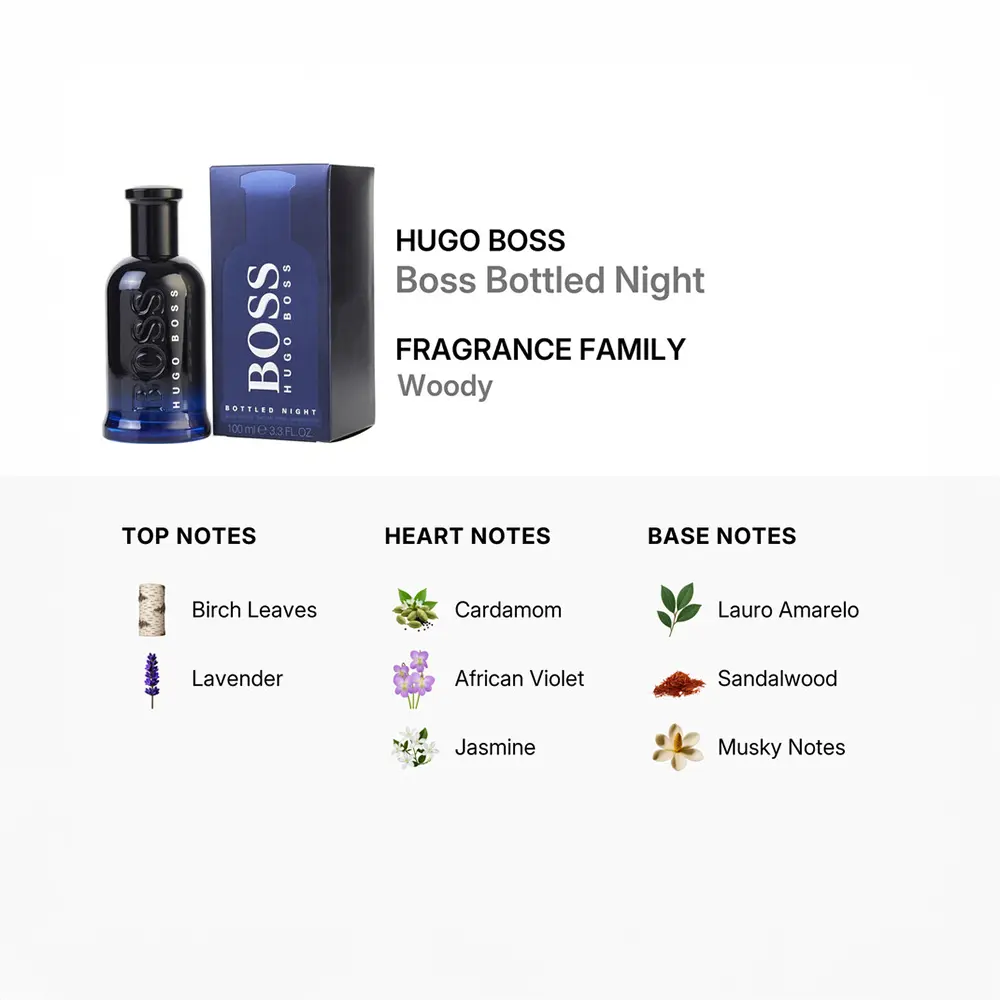 هيوغو بوس بوتلد نايت عطر رجالي أو دو تواليت - 100 مل