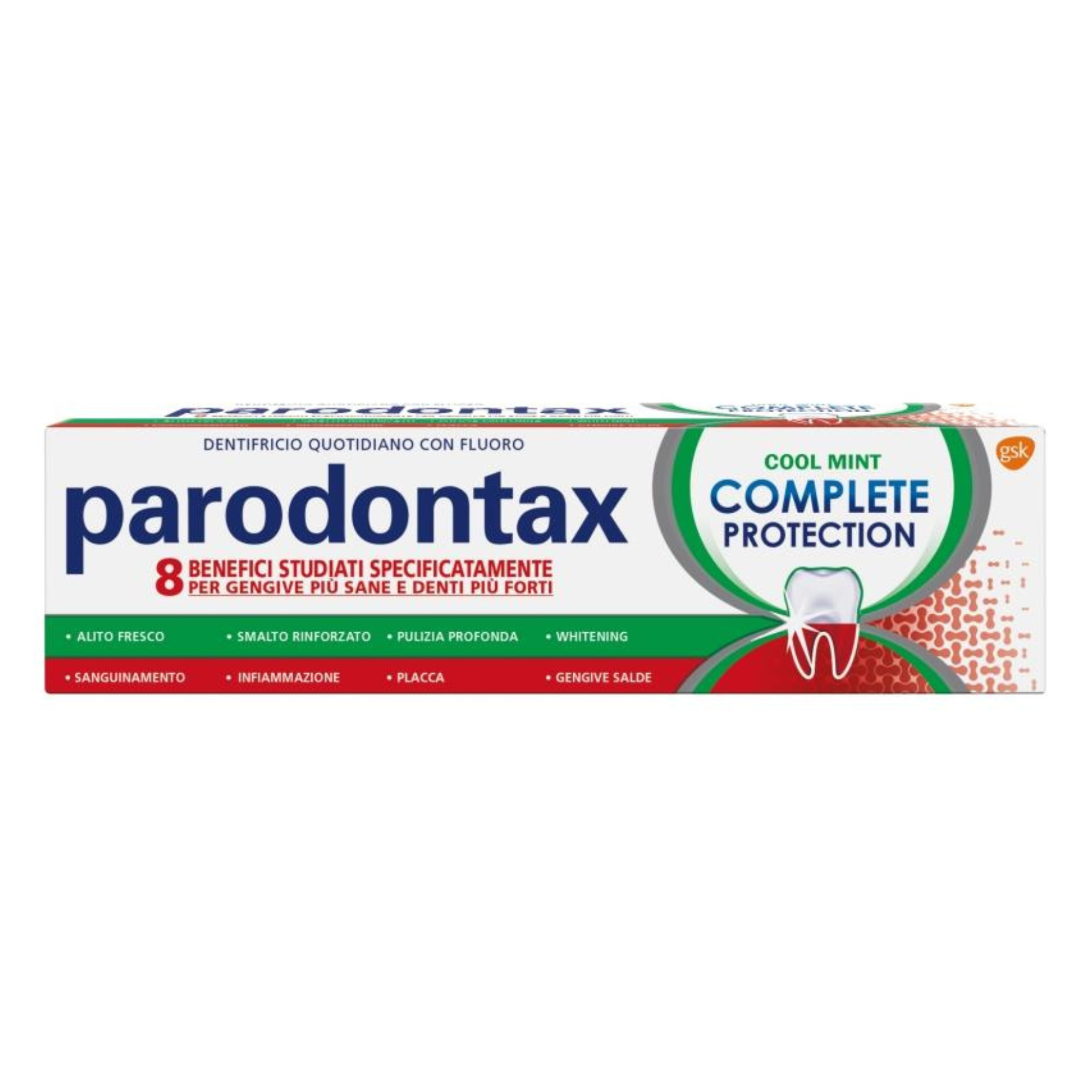 Parodontax 8 Complete Protection Toothpaste for Cleaning Gums and Teeth - 75 ml