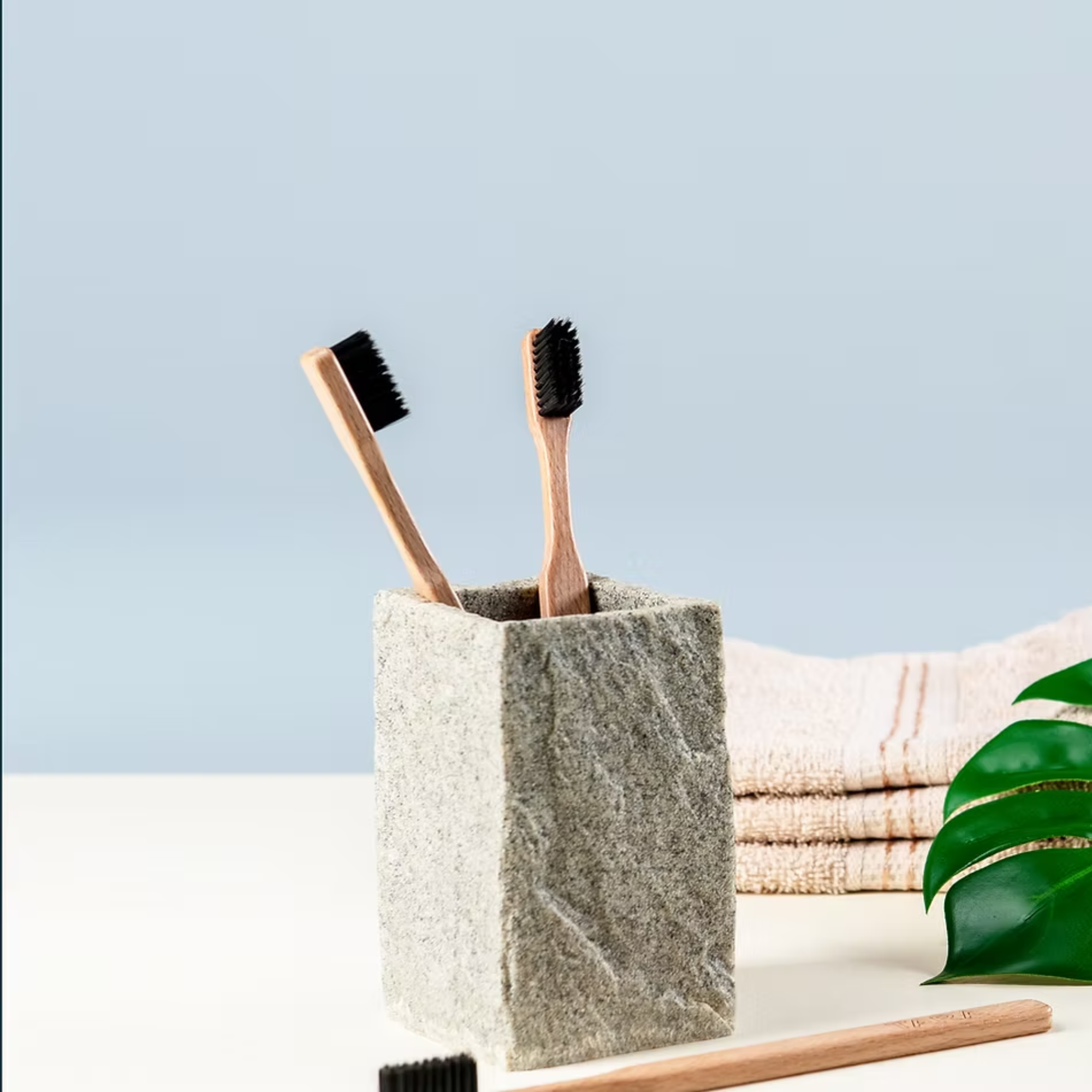 Tara Eco Ultra Soft Eco-Friendly Toothbrush with Wooden Handle & Charcoal Bristles
