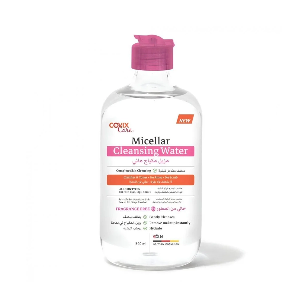 Covix Micellar Cleansing Water Fragrance-Free for All Skin Types – 500 ml
