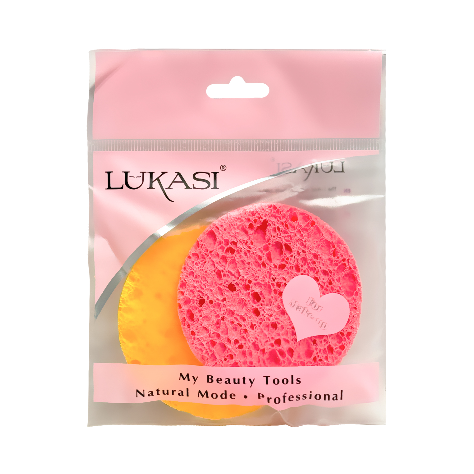 لوكاسي اسفنجة  بودرة لمكياج الوجه (شكل دائري) 2 قطع LM007