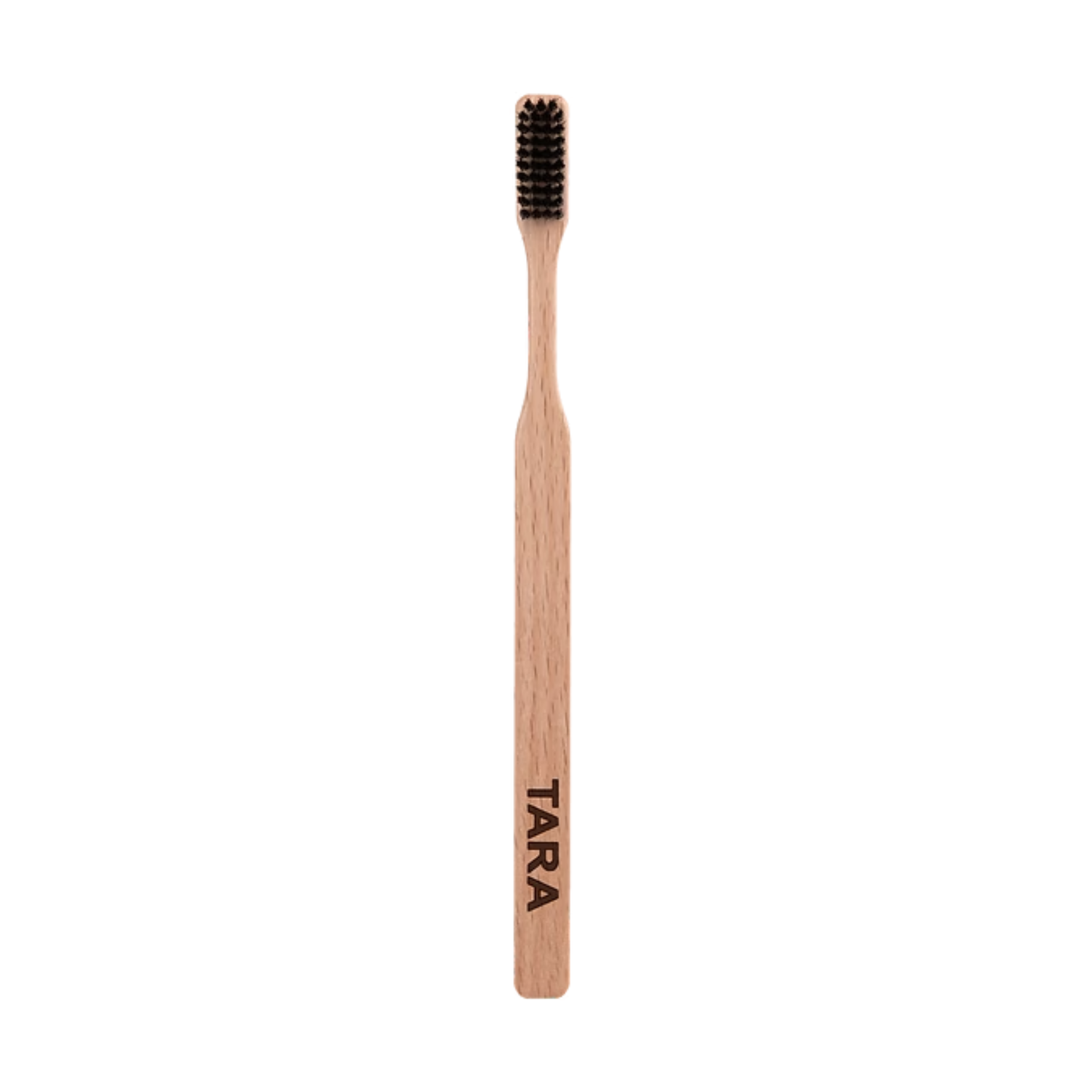 Tara Eco Ultra Soft Eco-Friendly Toothbrush with Wooden Handle & Charcoal Bristles