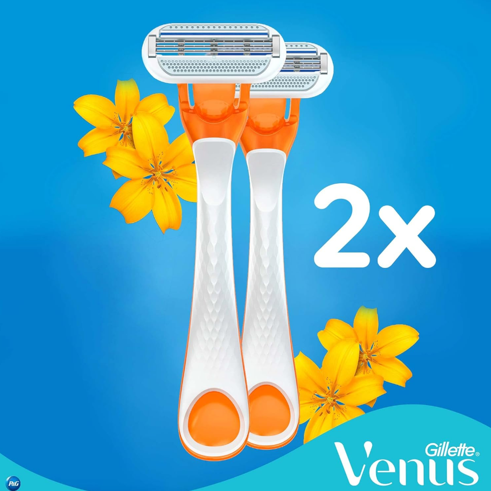 Gillette Venus Riviera Razors - 2 Pieces
